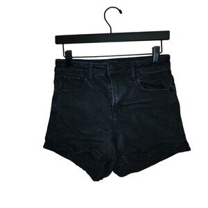 Kendall + Kyle The Icon Short Black Denim High Rise 9/29